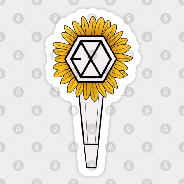 Exo Sunflower Sticker by Cintistic